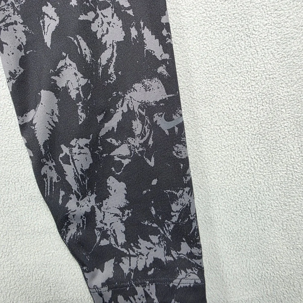Nike Leggings Womens Small Black Gray Skinny High Rise Nike One Stretch Pattern